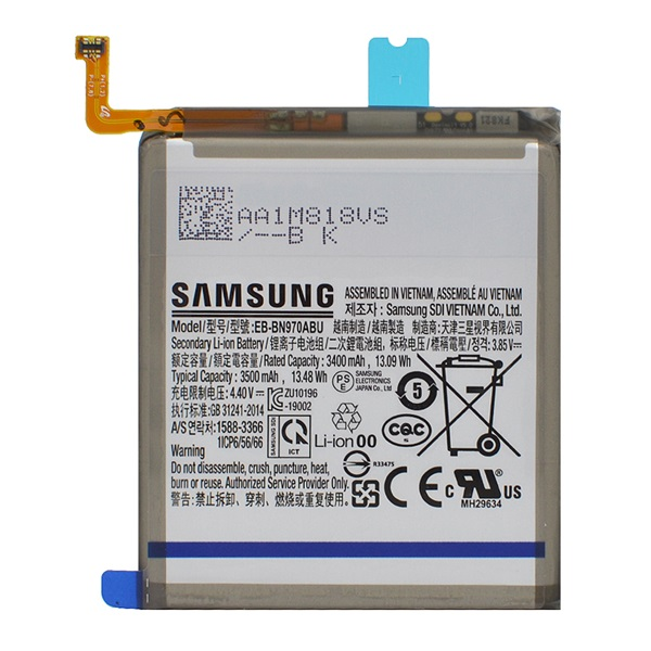 Samsung akku 3500mAh LI-ION  Galaxy Note 10 (SM-N970F) "Gigapack csomagolás" (EB-BN970ABU / GH82-20813A)
