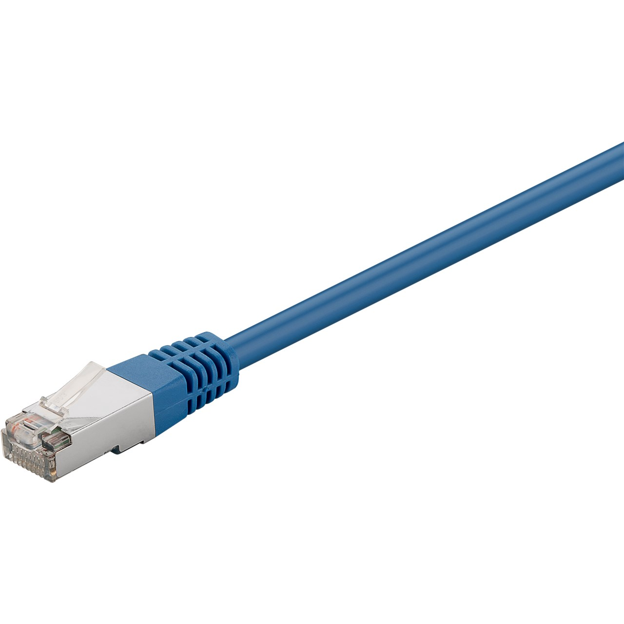 Goobay 73072 sieťový kábel 0,5 m Cat5e F/UTP (FTP) Modrá