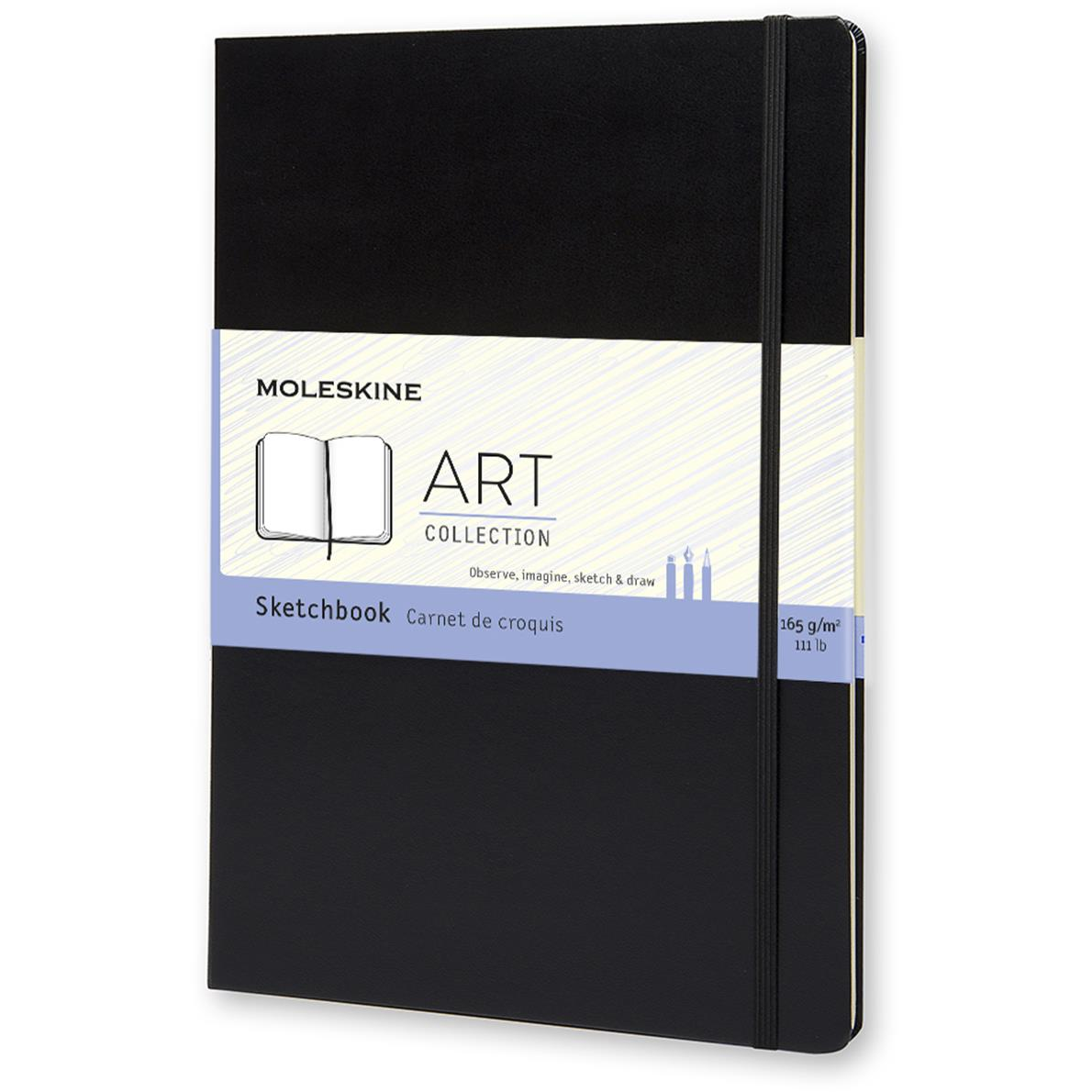 Moleskine L, keményfedeles, fekete (ARTBF832)