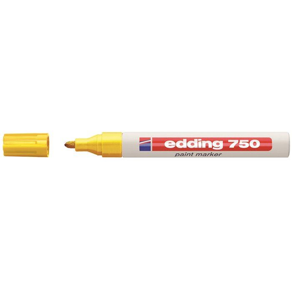 Permanentní olejový fix Edding E-750 1 ks žlutý 2-4mm