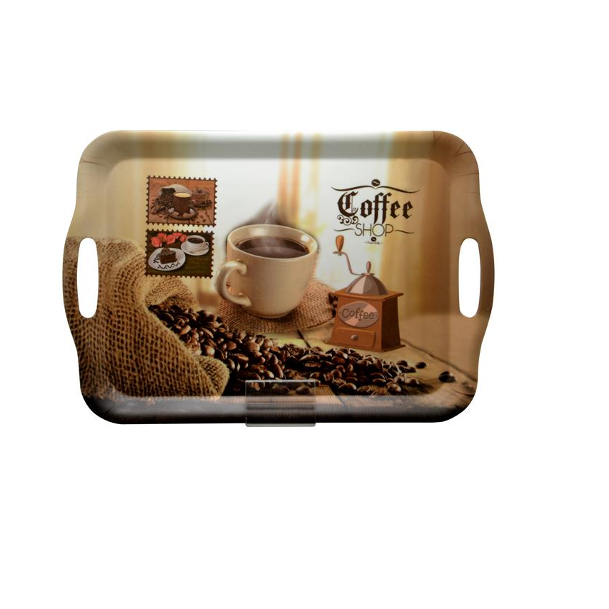 Műanyag Tálca 35,5x25,5 cm - Mintás (1605MUA104)