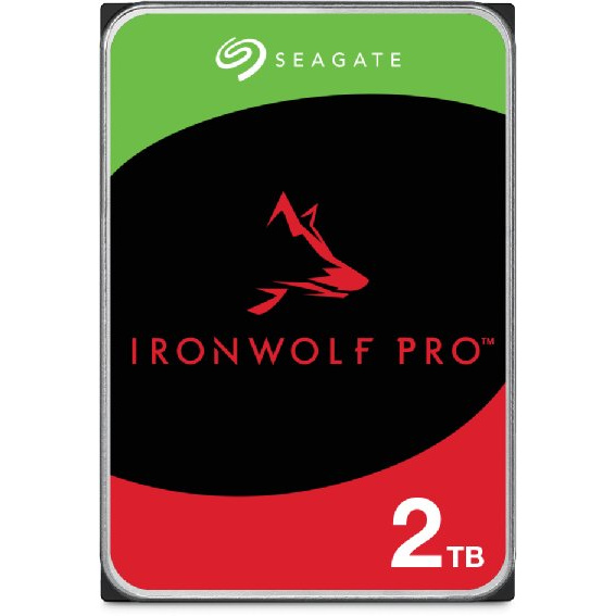 Seagate IronWolf Pro ST2000NT001 interne harde schijf 2 TB 7200 RPM 256 MB 3.5"