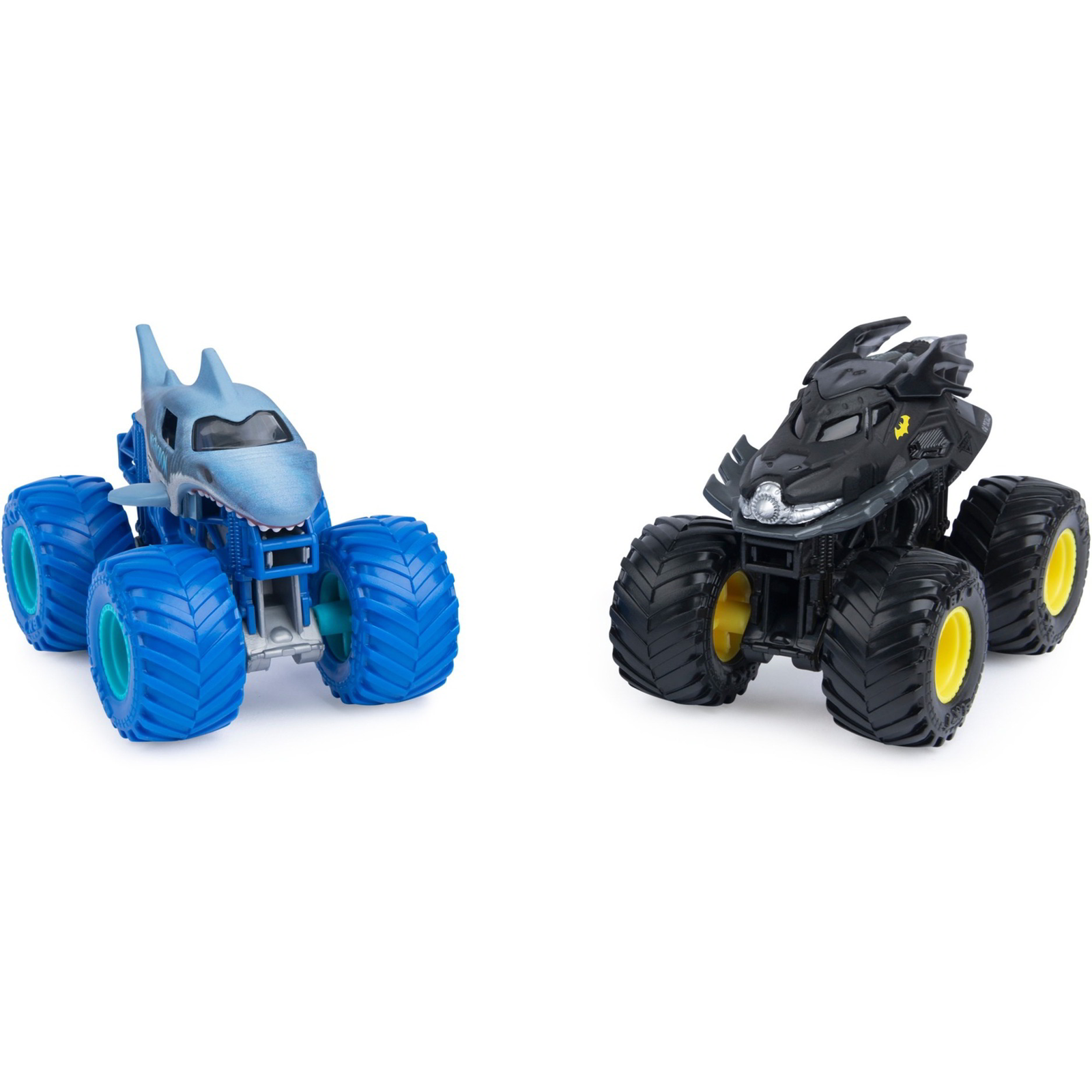 Spin Master Monster Jam Batmobil és Megalodon autók - Fekete/kék (6065293)