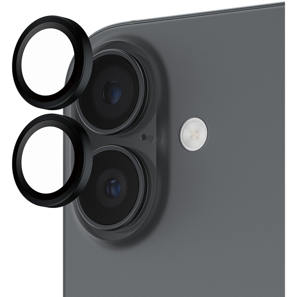 PanzerGlass ® Hoops® Black Camera Lens Protector iPhone 17 | iPhone 16 | 16 Plus Pellicola proteggischermo trasparente Apple 1 pz