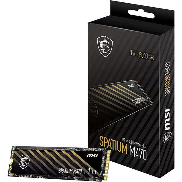 MSI SPATIUM M470 M.2 1 TB PCI Express 4.0 3D NAND NVMe