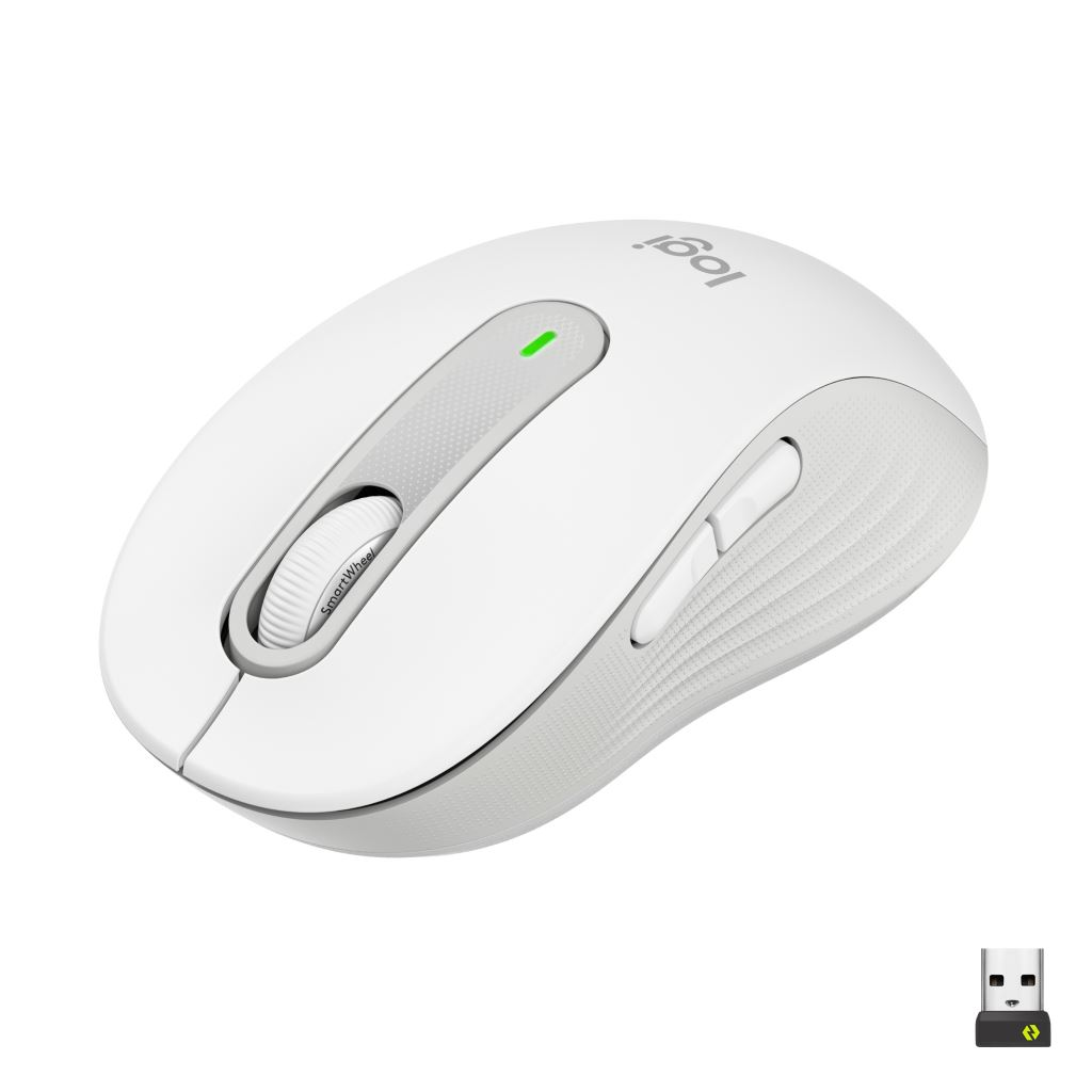 Logitech Signature M650 myš Pravoruké RF Wireless + Bluetooth Optický 2000 DPI (910-006255)