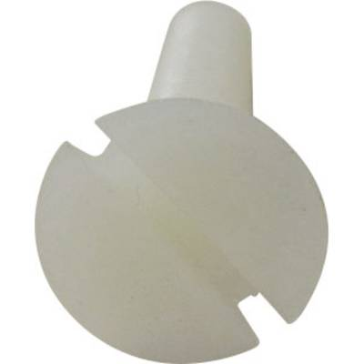 Toolcraft süllyesztett fejű, egyenes hornyú műanyag csavar, M4 x 20 mm, DIN 963, 10 db (800274)