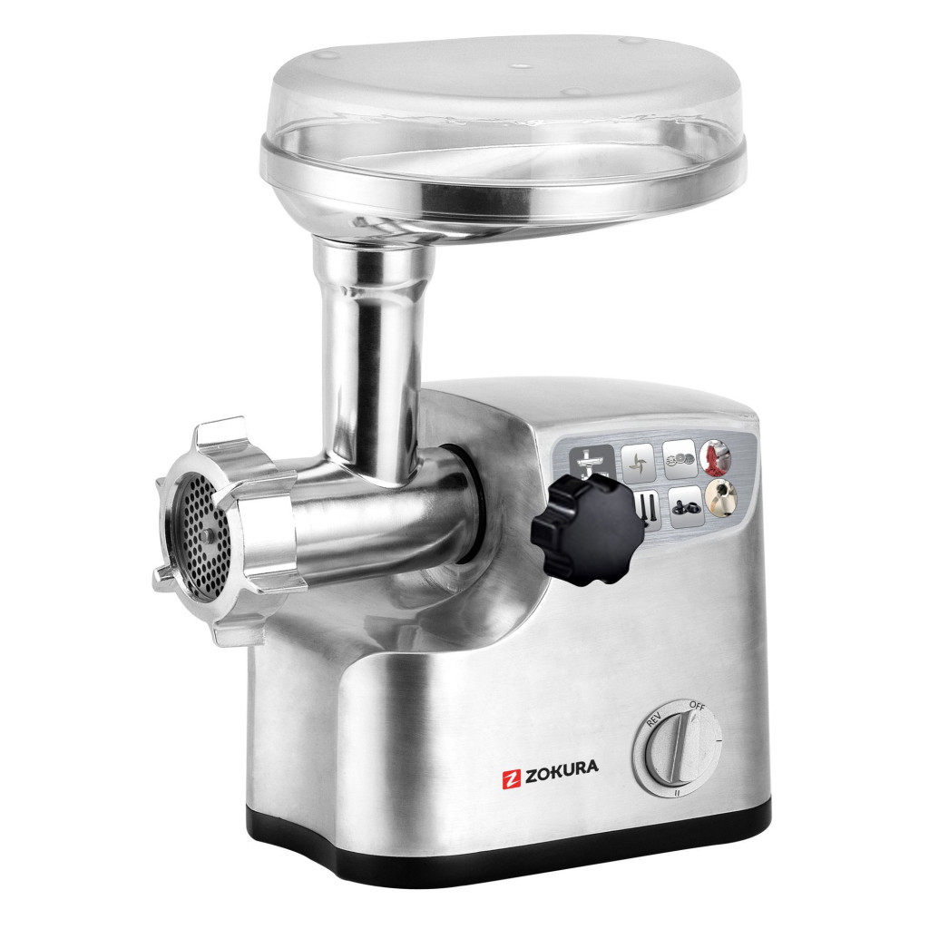 Zokura Z-1242 Húsdaráló 2000W - Ezüst (Z-1242)