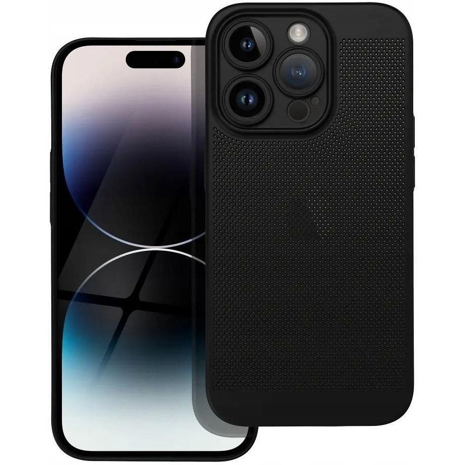 ZONE Breezy légáteresztő hátlaptok Apple iPhone 16e fekete (TS11547)