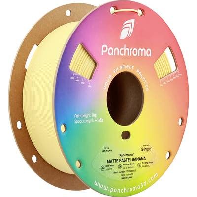 Polymaker CA04029 Panchroma™ Matte 3D nyomtatószál PLA műanyag Matt, alacsonyabb műanyag tartalom 1.75 mm 1000 g Pastel Banana, Sárga 1 db (PLM-22651)