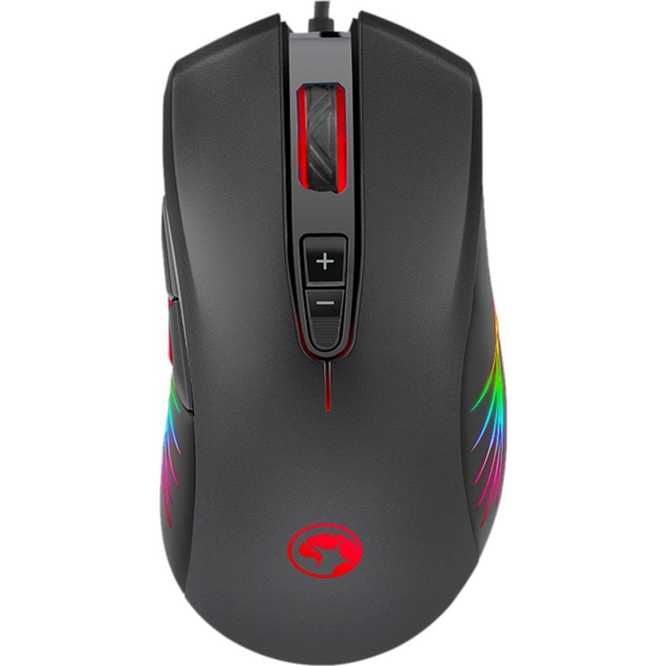Marvo M519 Gaming Egér RGB 12000 DPI Fekete