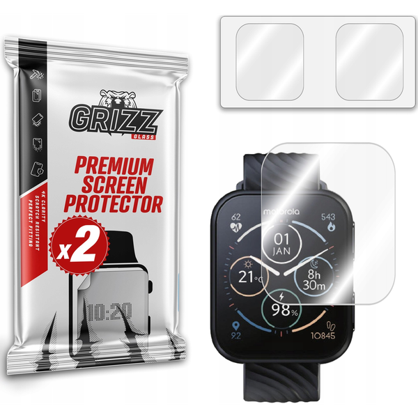  GrizzGlass Szkło hybrydowe GrizzGlass HybridGlass do Motorola Moto Watch 200