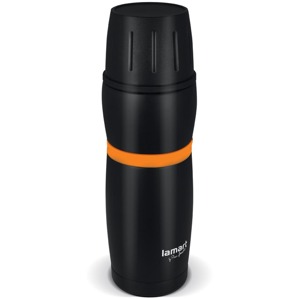 Lamart termosz 480ml fekete/narancssárga CUP LT4054