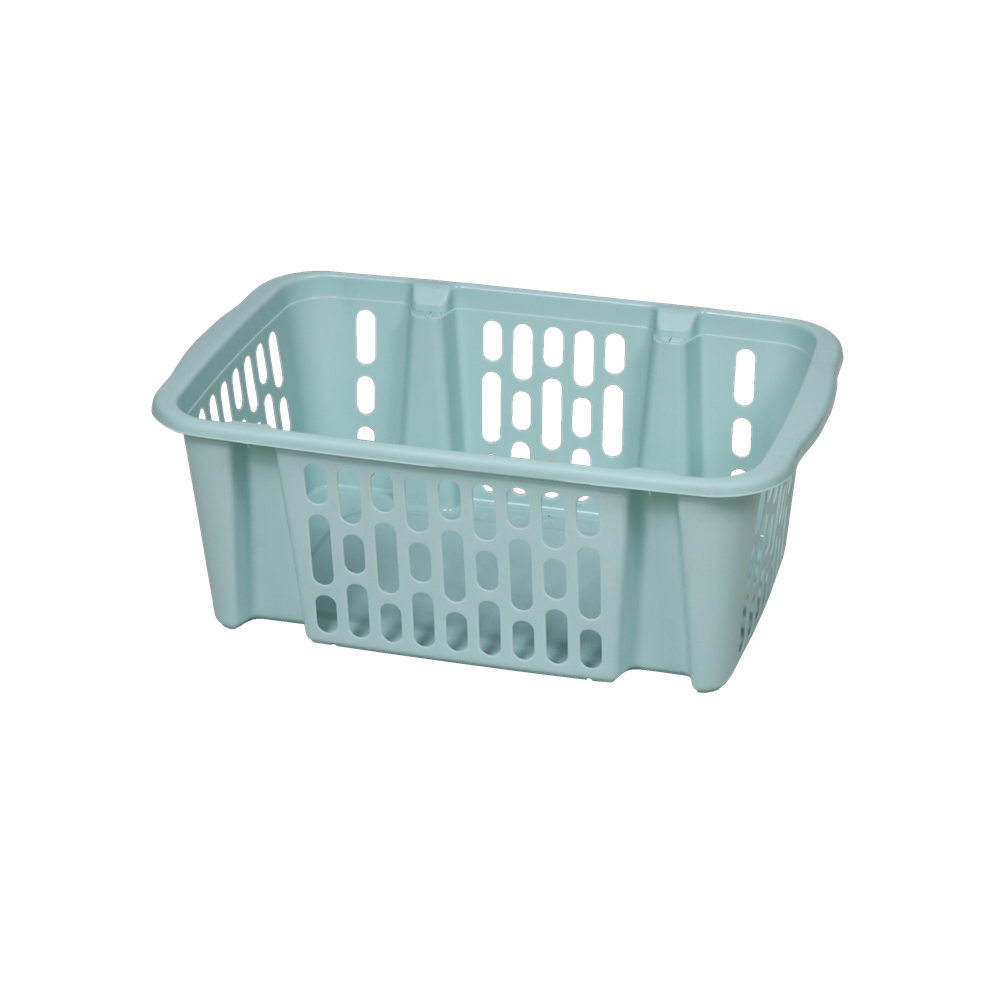 Flair 61635 Műanyag rakatolható kosár 15L - Zöldeskék (61635)