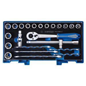 Kingtony dugókulcs készlet 4524MRV05 1/2 24db (8 - 24mm) (4524MRV05)