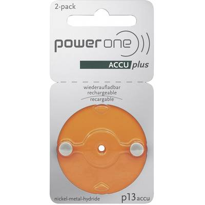 Powerone P13 Hallókészülék akku ZA 13 NiMH 31 mAh 1.2 V 2 db (1657805)