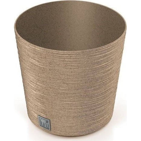 Prosperplast FURU ROUND LOW ECO WOOD kaspó 30 cm naturo 