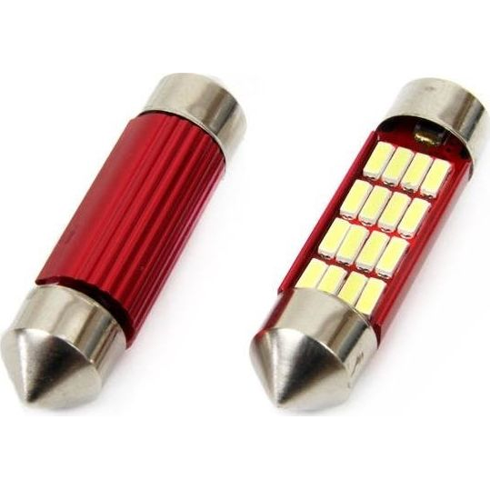  Żarówki SV8.5 Canbus 39mm 16 SMD 12V/24V białe uniwersalny