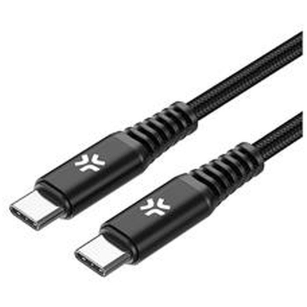Celly USBCUSBC100WBK USB kábel 2 m USB C Čierna