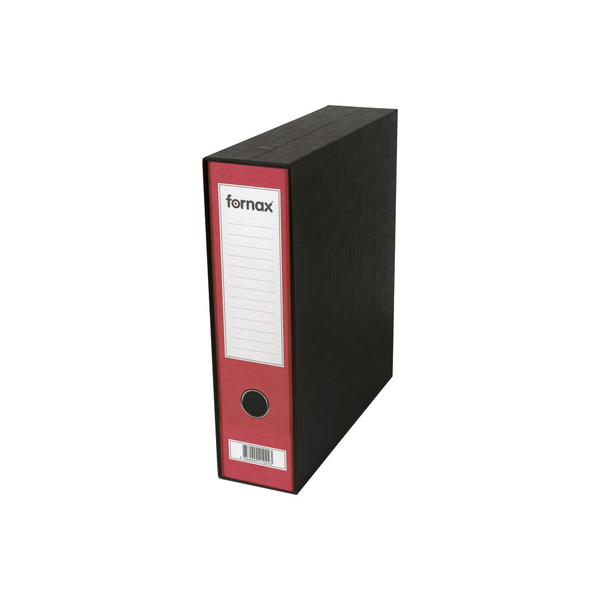 Fornax Tokos iratrendező A4, 8cm,  Prestige piros (A-8001)