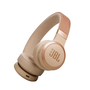 JBL Live 670NC Vezeték nélküli Bluetooth zajszűrős Over-ear Fejhallgató Headset - Homok
