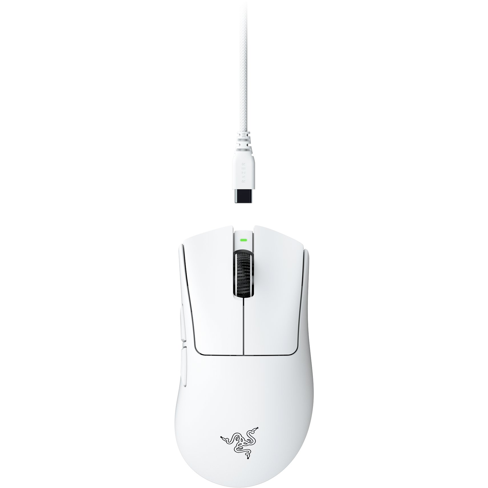 Razer DeathAdder V4 Pro Wireless Gaming Egér 45000 DPI Fehér (RZ01-05330200-R3G1)