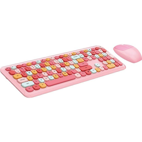 MOFII Wireless Keyboard+Mouse 666 Pink