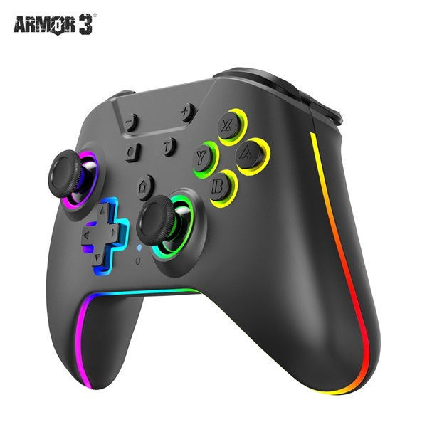ARMOR3 Nurival vezeték nélküli "Hall Effect" kontroller (Nintendo Switch/OLED) - Fekete (M07619-BKHE)