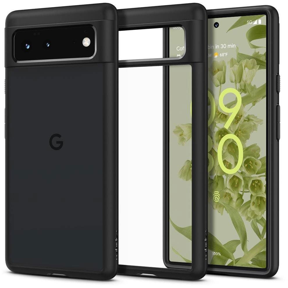 Spigen Ultra Hybrid Google Pixel 6 tok átlátszó-fekete (ACS03439) (ACS03439)