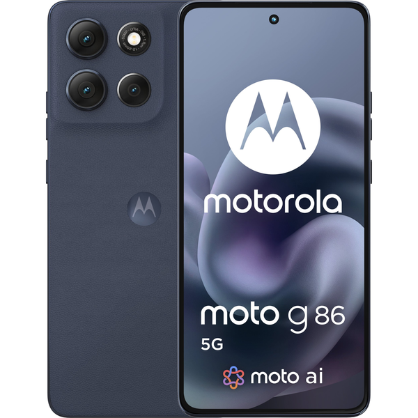 Motorola moto g86 5G 16,9 cm (6.67") Dual SIM Android 15 USB Type-C 8 GB 256 GB 5200 mAh Mørkeblå