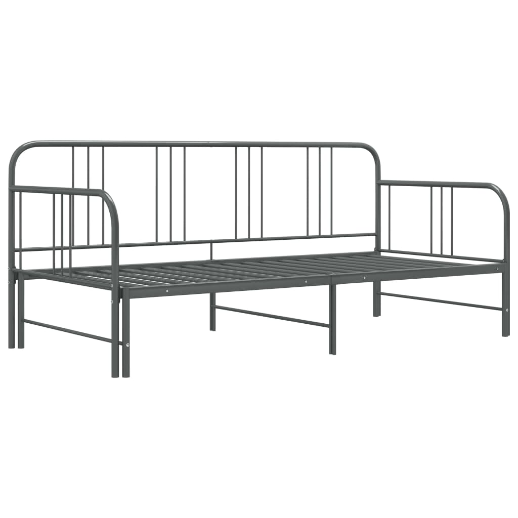 szrüke fém kihúzható kanapéágy-keret 90 x 200 cm (324754)