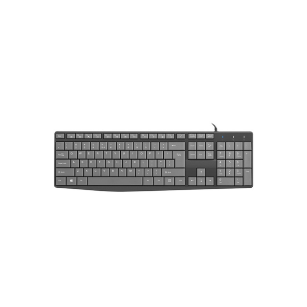 KLÁVESNICE NATEC NAUTILUS US SLIM ČERNO-ŠEDÁ