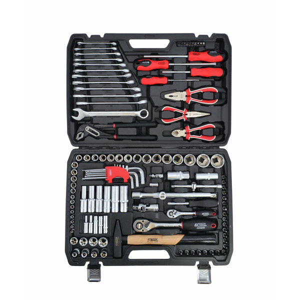 AW ZESTAW KLUCZY  122el 1/2" / 1/4" BLACK LINE