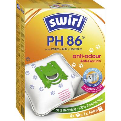 Swirl PH 86 EcoPor Anti Odour Porszívó zsák 4 db (202621)