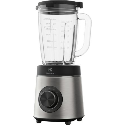 Electrolux E6TB1-6ST 1,75 L Blender de masă 1400 W Negru, Din oţel inoxidabil, Transparente