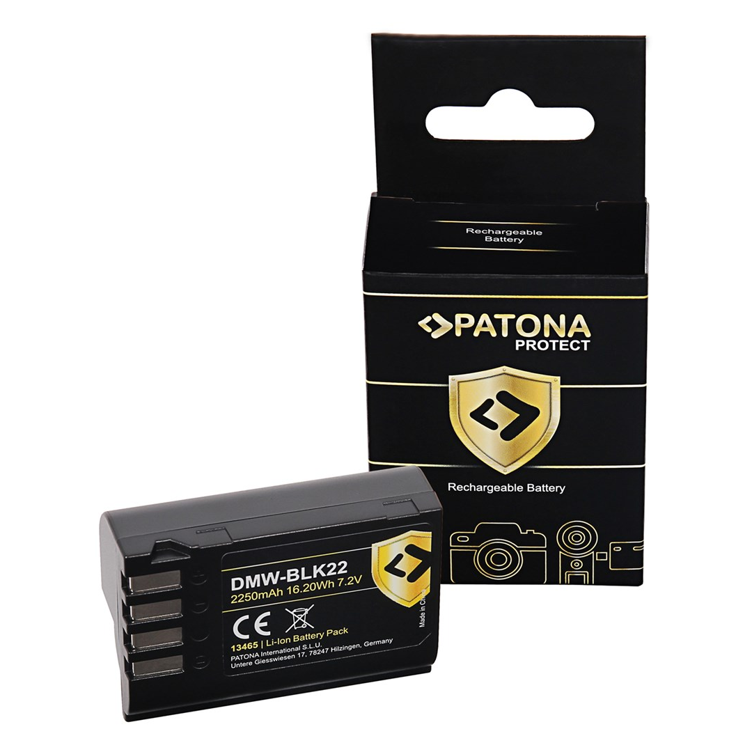 Patona akkumulátor Panasonic fényképezőgépekhez 2250mAh (DMW-BLK22)