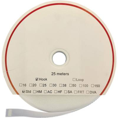 Öntapadó tépőzár szalag, 25 m x 50 mm, fehér, Fastech HOOK HM PS-A69 50MM (T0105000000325)