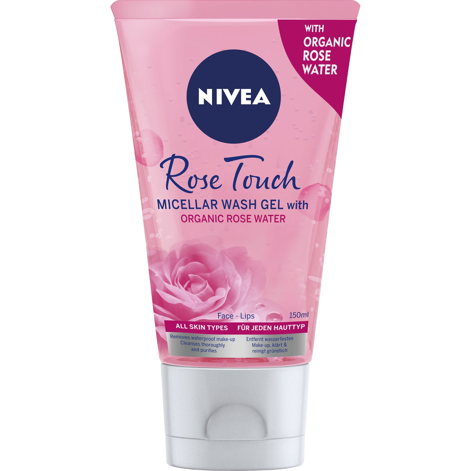 NIVEA MicellAIR Rose Water Wash Gel 150 ml (9005800304557)