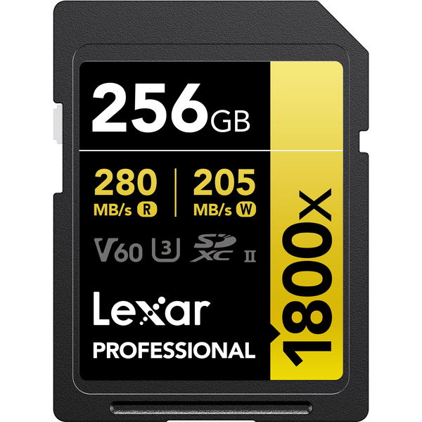 Lexar SDXC Pro 1800x 256 GB