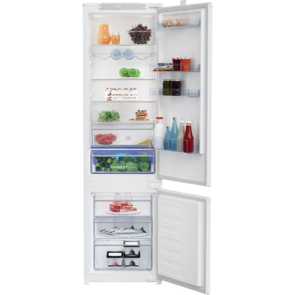 Beko BCHA306E4SN kombinált hűtőszekrény Beépített 289 L Fehér