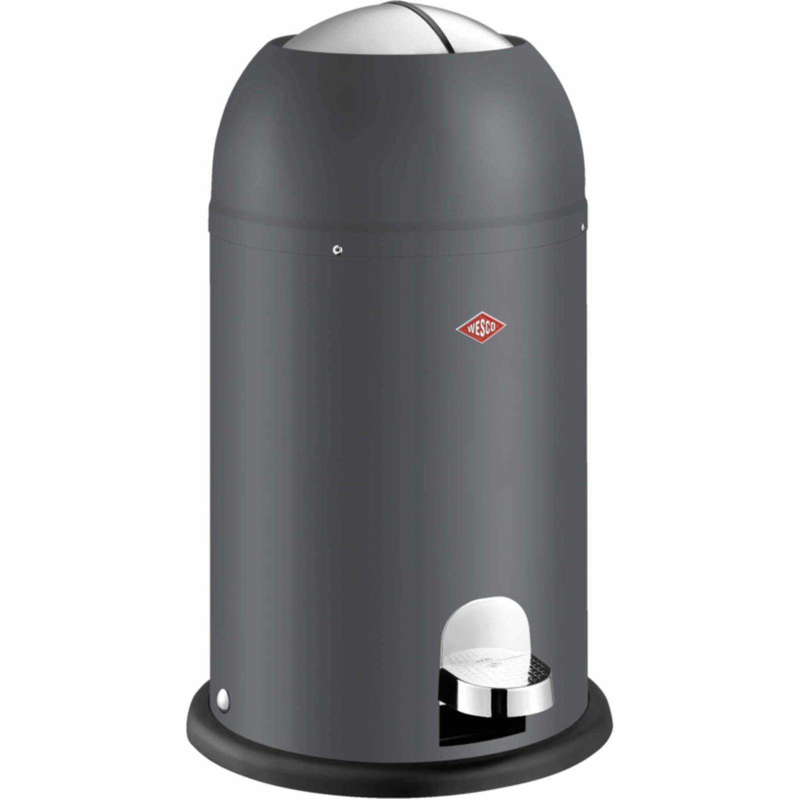 WESCO Kickmaster Junior 12 literes pedálos fém / műanyag szemetes - Grafit (112766)
