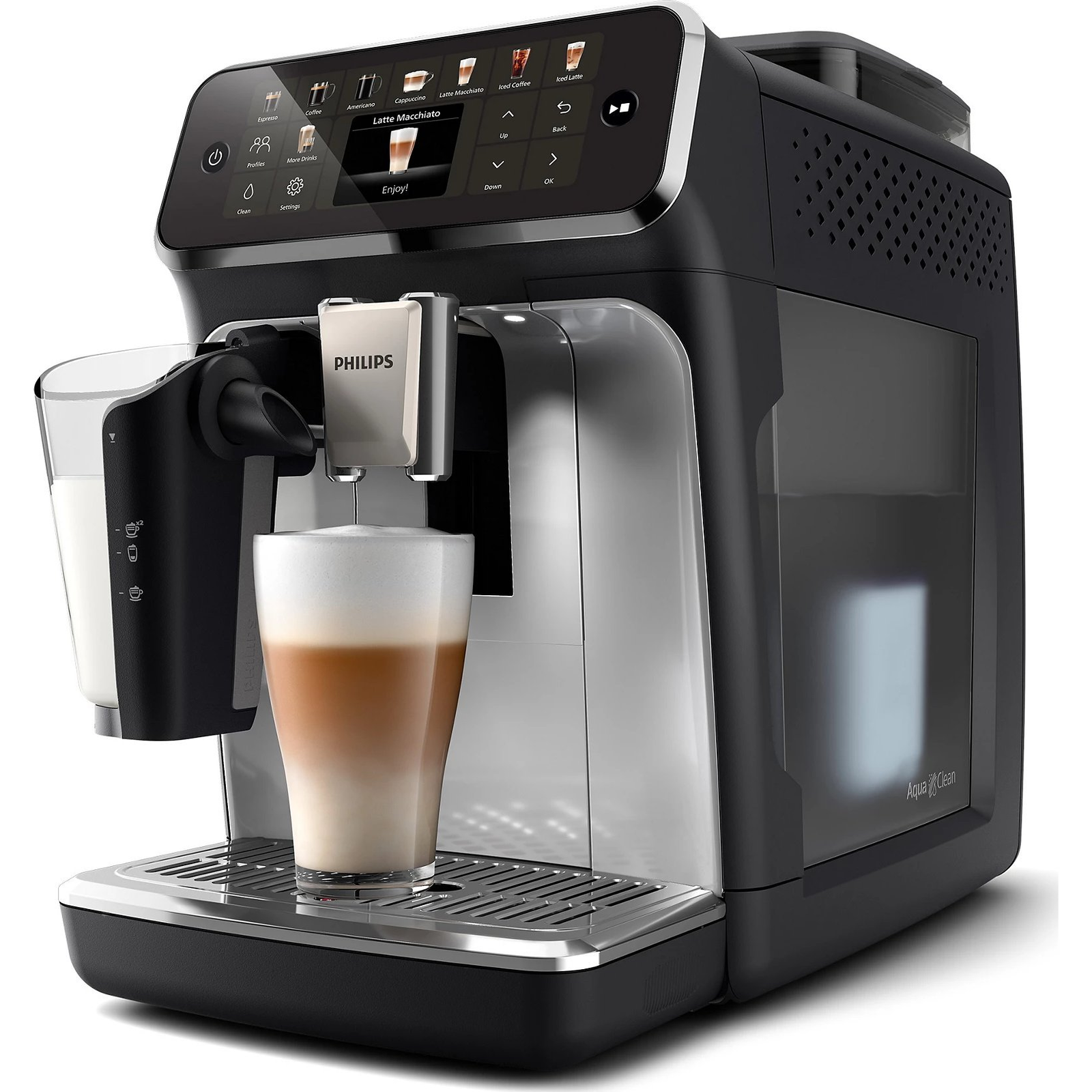 Philips Autom.eszpr.kávéfőző LatteGo,fekete (EP5546/70)