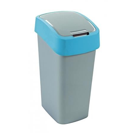 Curver Pacific Flip Bin billenős szelektív hulladékgyűjtő 45l kék/szürke (217818) (C217818)