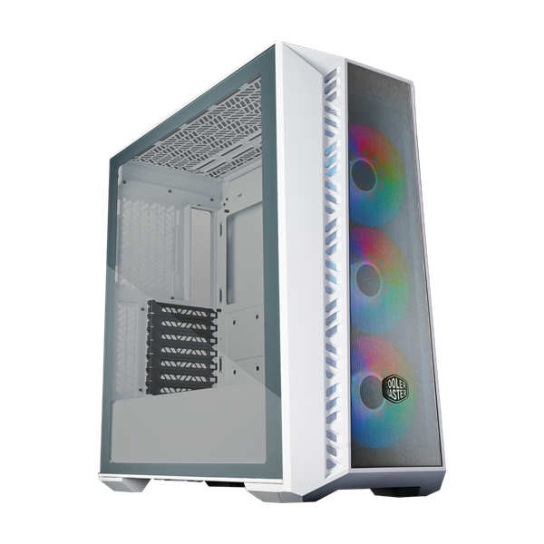 Cooler Master MB520-WGNN-S01 MasterBox 520 white, ATX, Midi-Tower, Edge-to-Edge transparent window