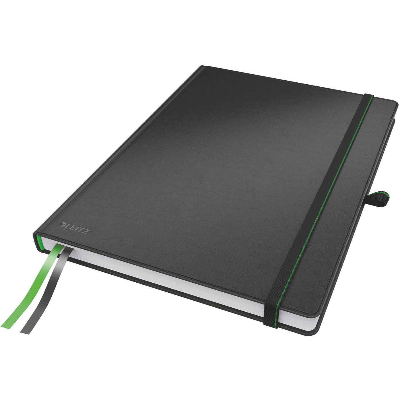 LEITZ Complete A4, kemény borító, vonalas, fekete (44720095)
