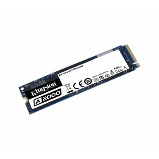 Kingston Technology A2000 M.2 500 GB PCI Express 3.0 NVMe 3D NAND