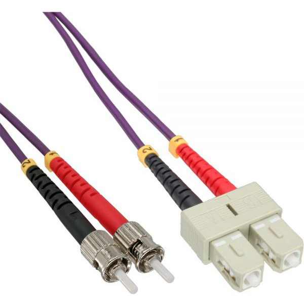 InLine 82575P InfiniBand en Glasvezelkabel 7,5 m 2x SC 2x ST Paars