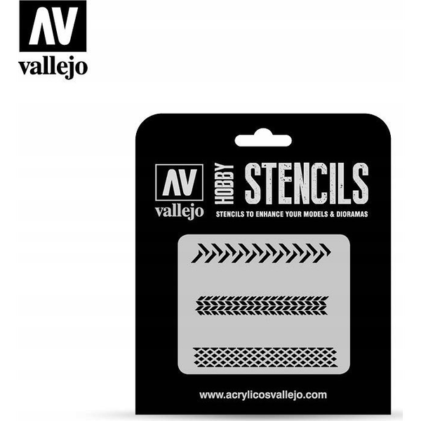  Vallejo Vallejo: Stencils - Tyre Markings
