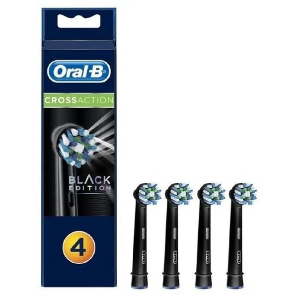 Oral-B EB50BK-4 Cross Action Elektromos fogkefe pótfej - Fekete (4db)