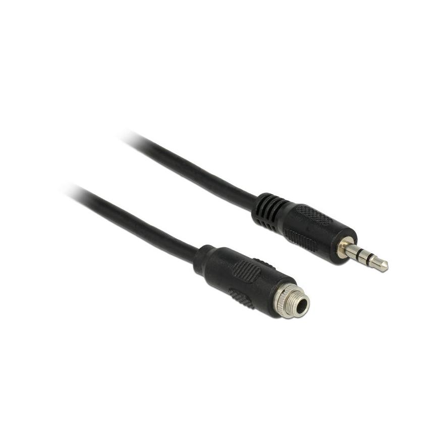 KAB Delock 85116 anya csavarmentes > apa 3.5mm sztereó jack kábel - 1m (85116)